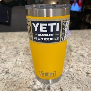 Yeti 20oz Rambler Tumbler- Alpine Yellow